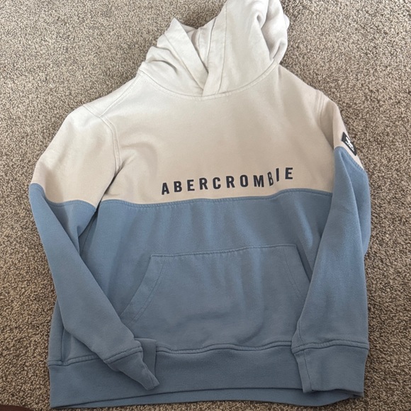 abercrombie kids Other - Abercrombie Kids Blue and White Hoodie